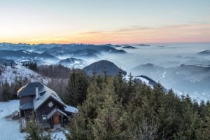 View from the top of the Aussichtsturm Prochenberg