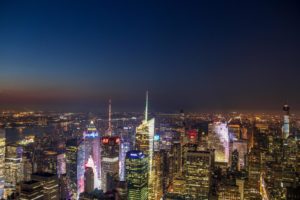 Sunset at the Empire State Building