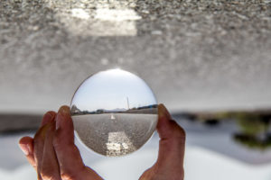 glass ball photography on the streets of lanzarote glass ball photography on the streets of lanzarote