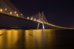 Vasco da Gama Bridge by night