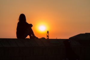 Sunset in Neapel