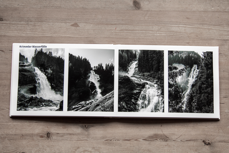 Photobook Tyrol Krimml Waterfalls
